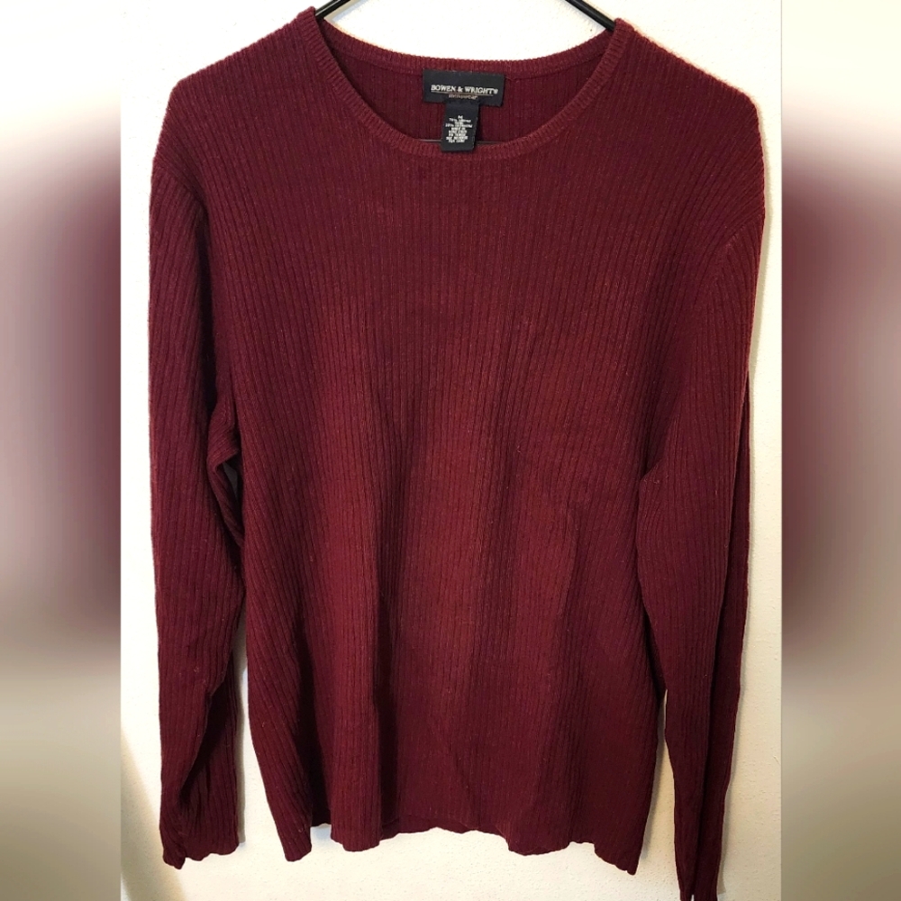 Men's medium merino wool and cashmere sweater
